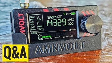 Q&A - Mini ATS Receiver V3S model (Si4732 Receiver)