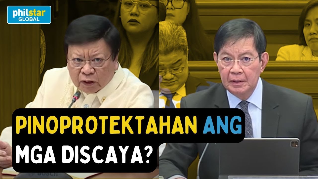 "Why are you so protective of the Discayas?" Ping Lacson kay Marcoleta