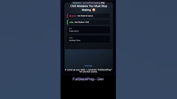 Stop Writing CSS Like This ❌ (Do This Instead) #fullstackprep #uianimation #code #codeprep #coding