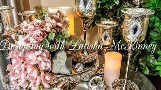 How To| DIY Bling Elegant Centerpieces| DIY Glam Wedding Ideas| DIY Bling Decor