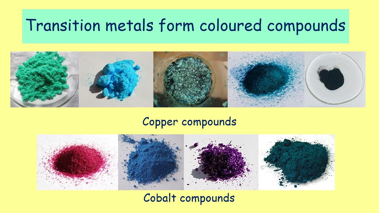INORG06 Transition metals and oxidation/reduction