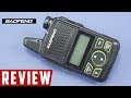 Review  bft1 mini talkie walkie  baofeng