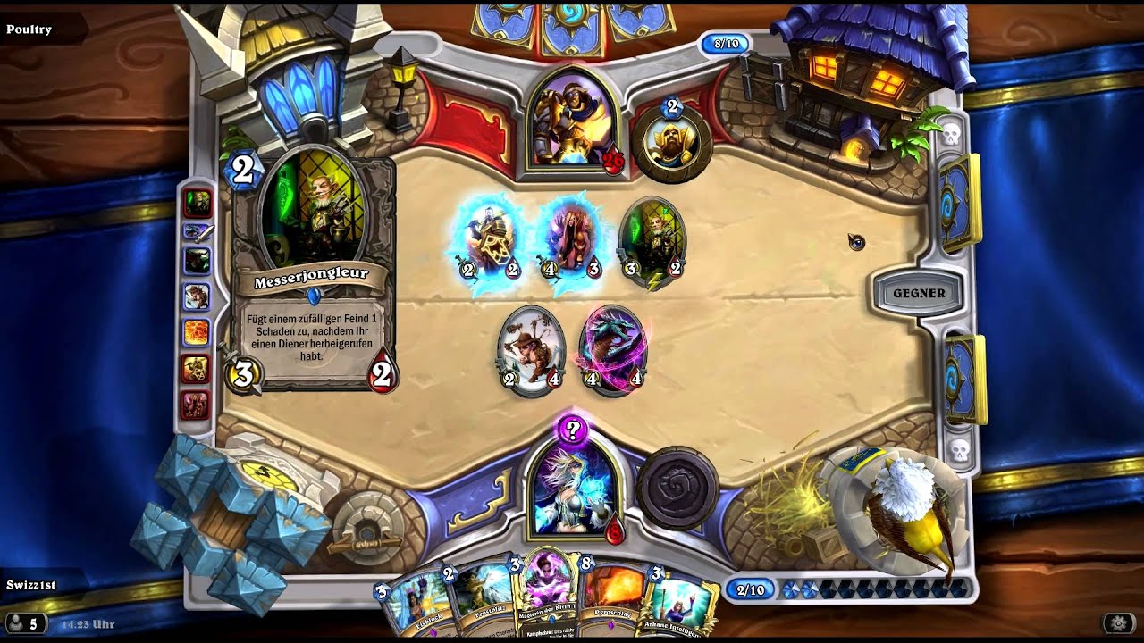 Hearthstone Frost/Fire Mage Deck vs Paladin Master ***