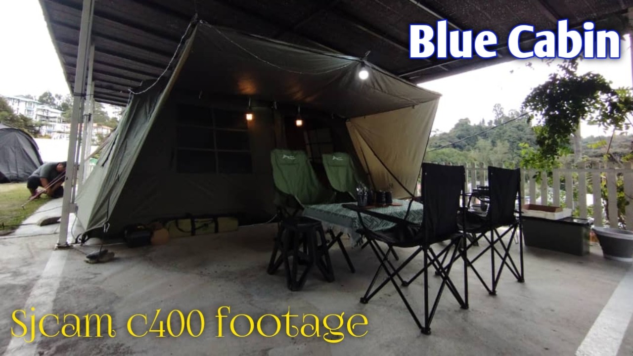 Camping di Blue Cabin Cameron Highland (Sjcam c400 footage)
