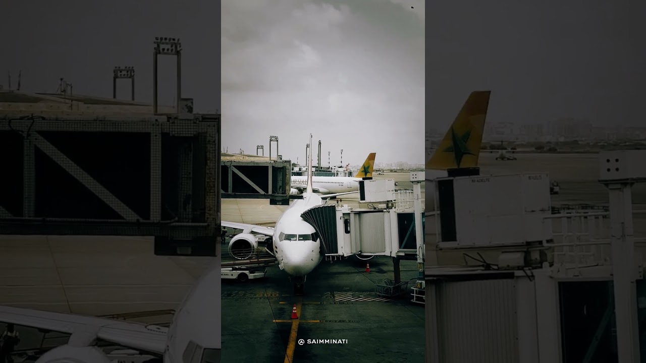 Airsial A320 Taxiing at Karachi Airport