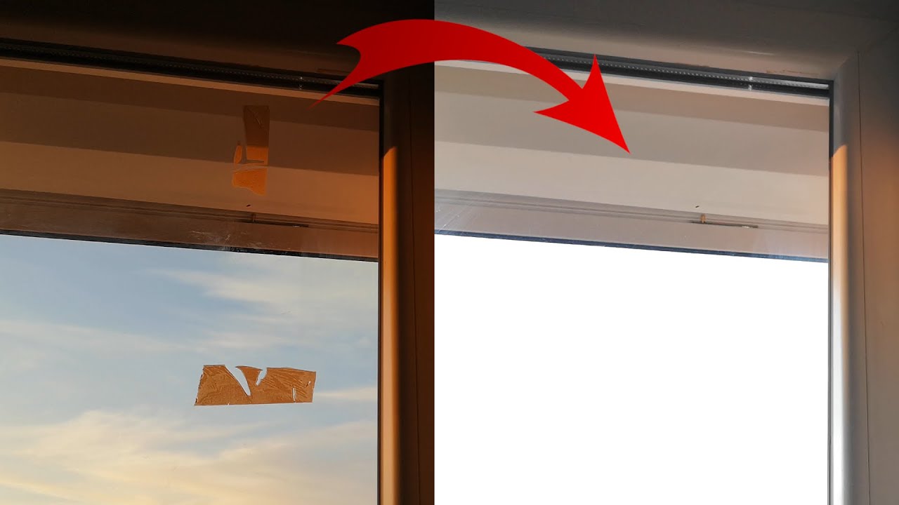 Comment Enlever Du Scotch Sur Une Vitre