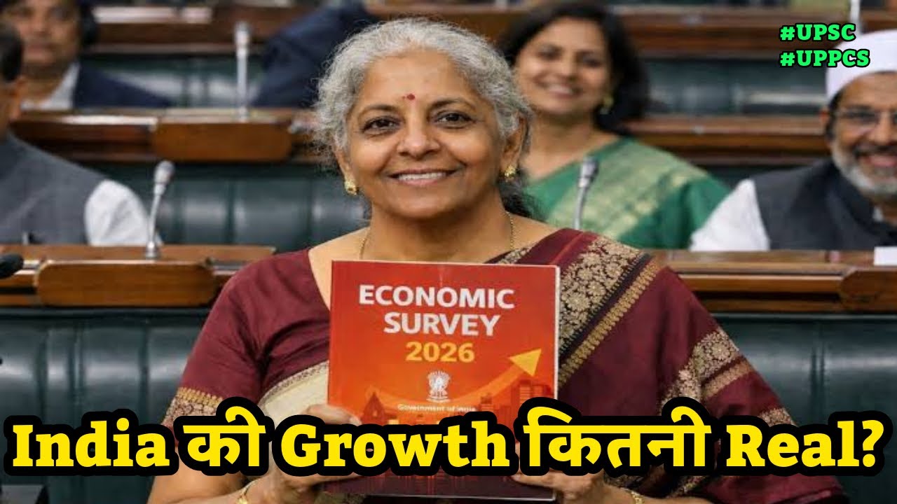 Economic Survey 2026: GDP आंकड़ों का सच या बाज़ीगरी? | Reality of India’s Growth Rate | UPSC