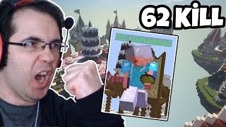 62 Kill! KIRK KİŞİYE KARŞI TEK KALDIM! TARİHİ BİR MAÇ! | Minecraft Egg Wars