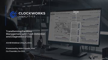 ASHB Webinar: Transforming Facilities Management with Fault Detection and Diagnostics (FDD)