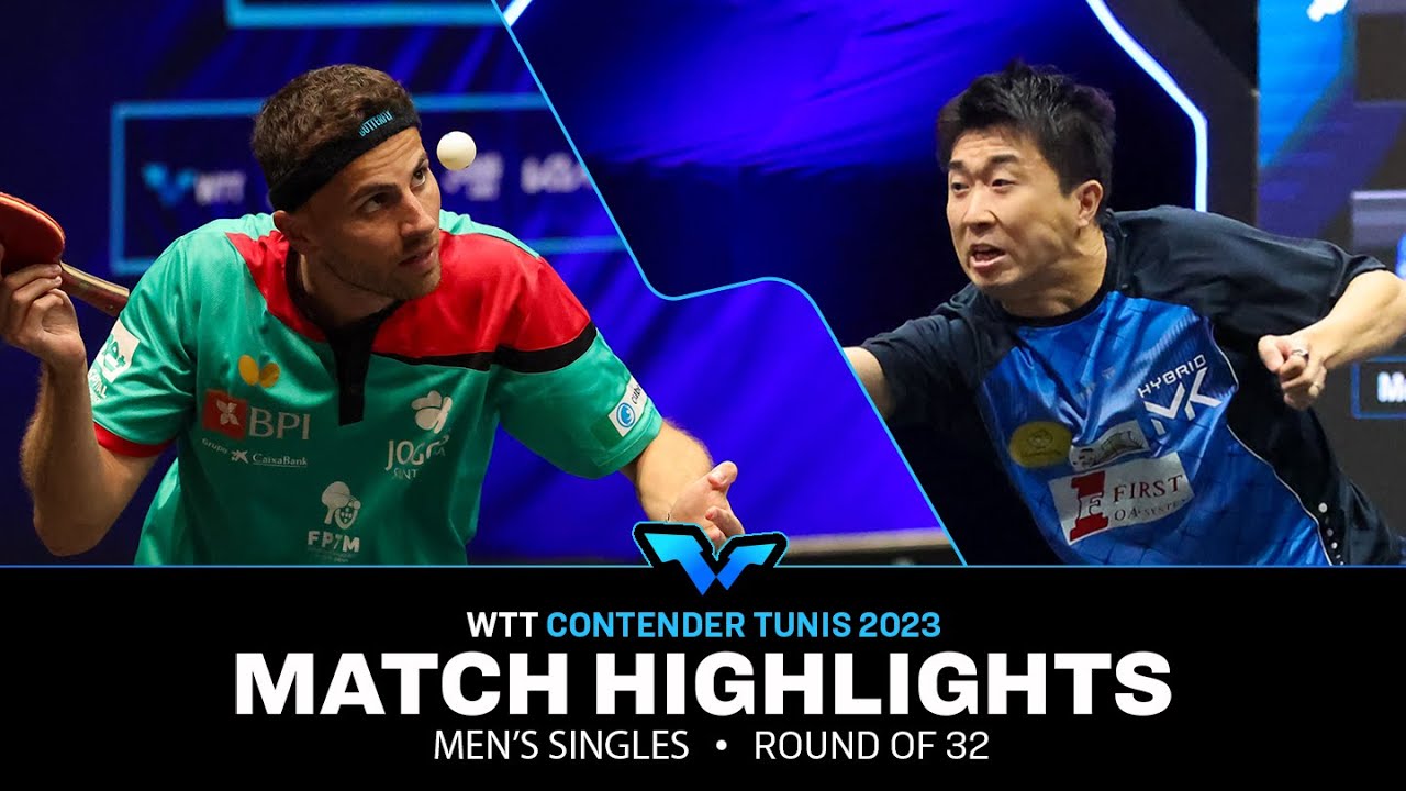 Tiago Apolonia vs Takuya Jin | MS R32 | WTT Contender Tunis 2023