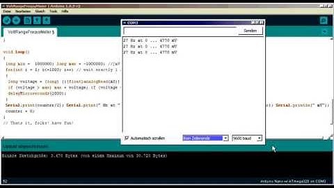 VoltRangeFrequyMeter - measure Voltage and Frequency (and capacity) with Arduino