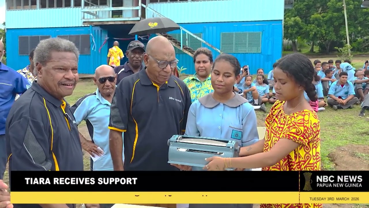 TIARA RECEIVES SUPPORT I NBC PNG