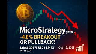 📈 📉 🔥 MicroStrategy (MSTR) -4.8% — Breakout or Pullback? | Price Prediction Today (Oct 12, 2025)