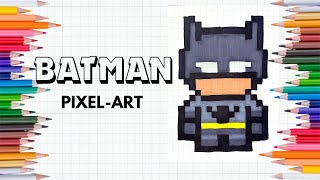Pixel Art Tutorial: Drawing BATMAN Step By Step News