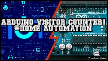 HOW TO MAKE A VISITOR COUNTER!! USING ARDUINO & IR SENSORS.