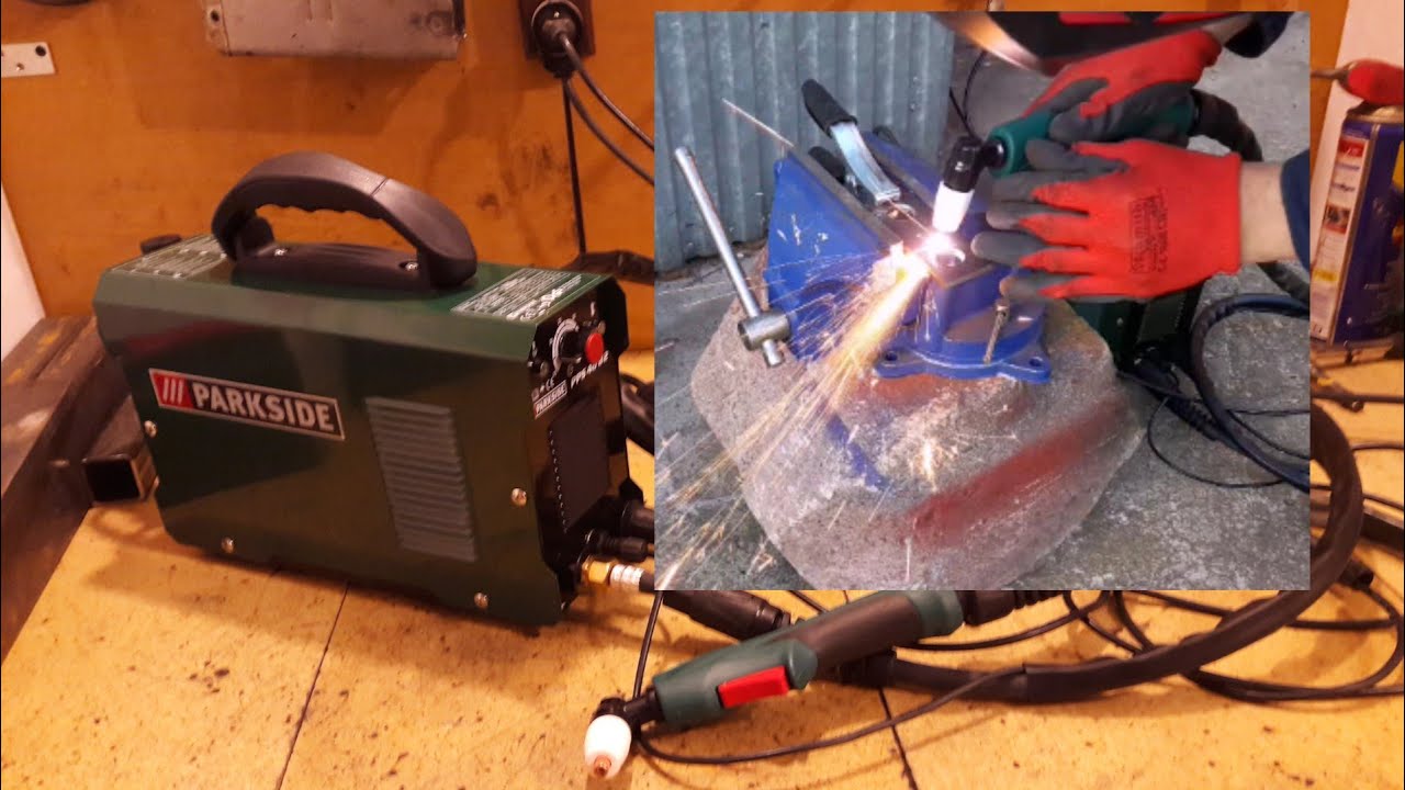 Parkside Lidl plasma cutter cutting test. Worth the price? Unboxing -  YouTube