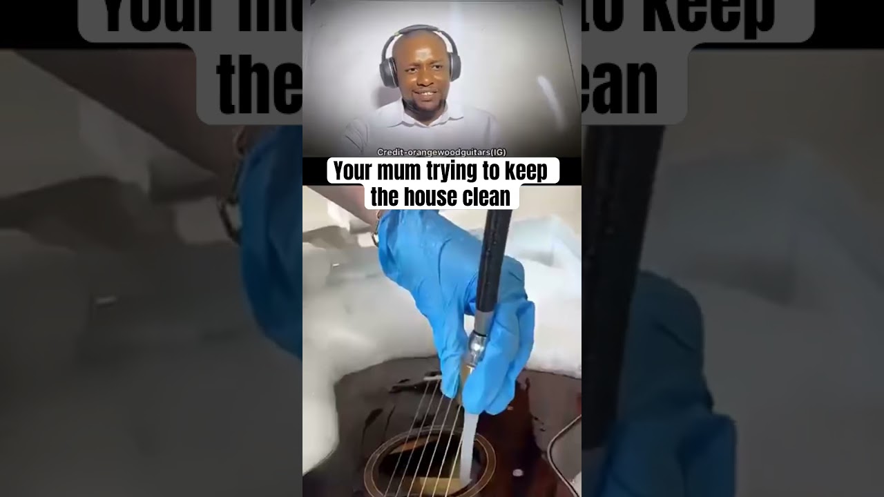 Your mum trying to keep the house clean