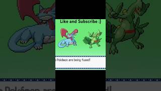 Salamence and Sceptile fused #shorts #pokemoninfinitefusion #pokemon #romhack #fangame