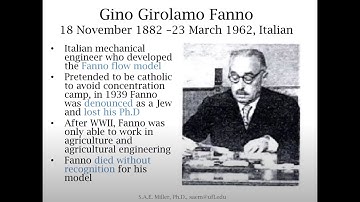 Introduction to Compressible Flow - Variable Area Streamtube Theory Fanno Flow - 2