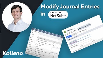 NetSuite Tutorial | Modify Journal Entries in NetSuite