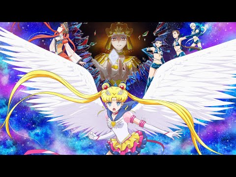 Pretty Guardian Sailor Moon Cosmos - Inner Senshi Transformation 4K 60fps