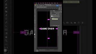Pixel text effect in photoshop ✨🔥