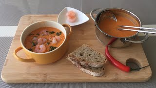 : Tomato Soup With Shrimp |    