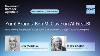 Yum! Brands’ Ben McClave on AI-First BI