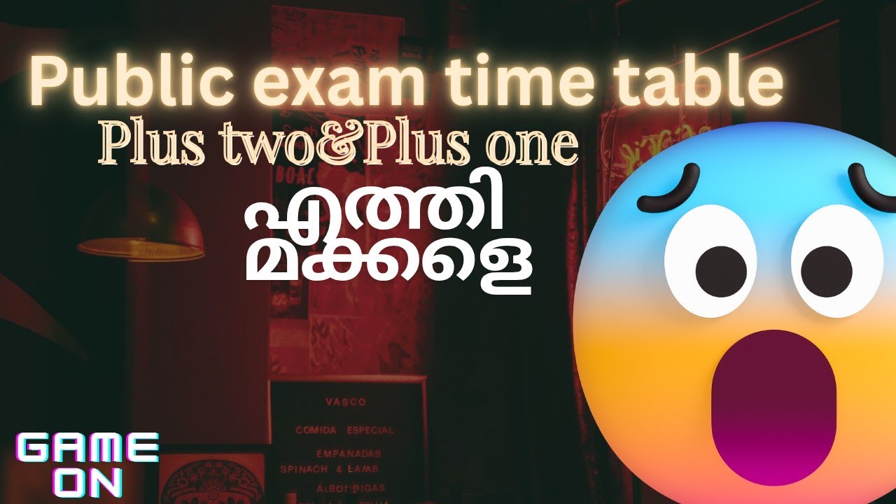 PLUS TWO & PLUS ONE PUBLIC EXAM TIME TABLE PUBLISHED 