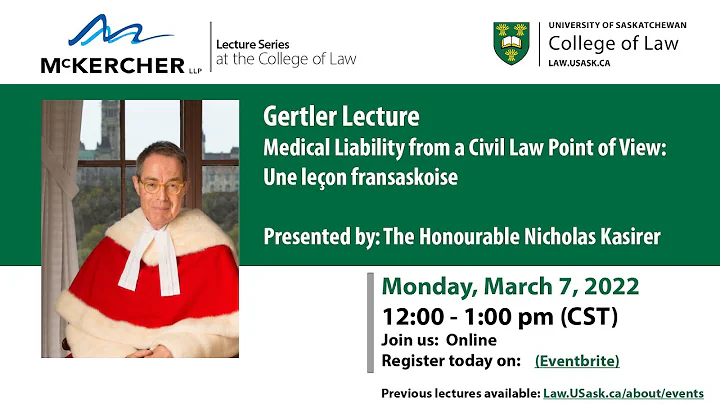 McKercher LLP Lecture Series March 7, 2022 Hon, Ni...