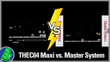 R-Type | THEC64 Maxi, 50fps 🆚 Master System, 25fps, Original Hardware & Info