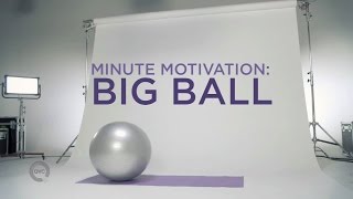 Full Body Exercise Ball Workout | Minute Motivation with Elise Ivy