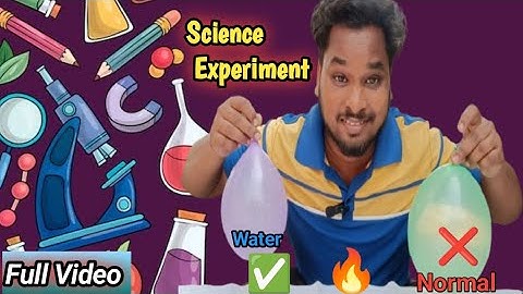 Fire🔥This Water Balloon- New Science Experiment | Videos By New Technology