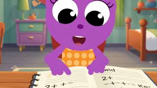 The Homework Helper Adventure 📚✨ | Learn with Purpy! #HomeworkRoutine #KidsLearning #CheekyKids