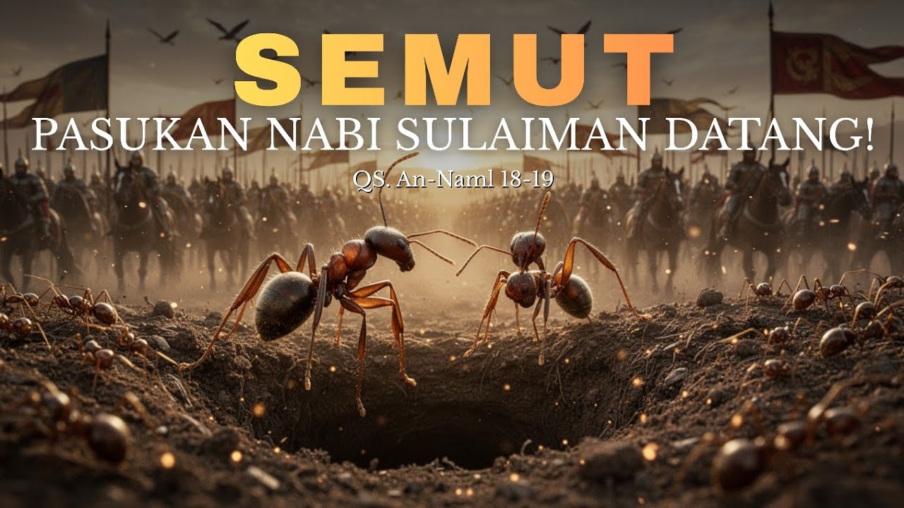 SEMUT INI BERBICARA?! - QS. AN-NAML 18-19