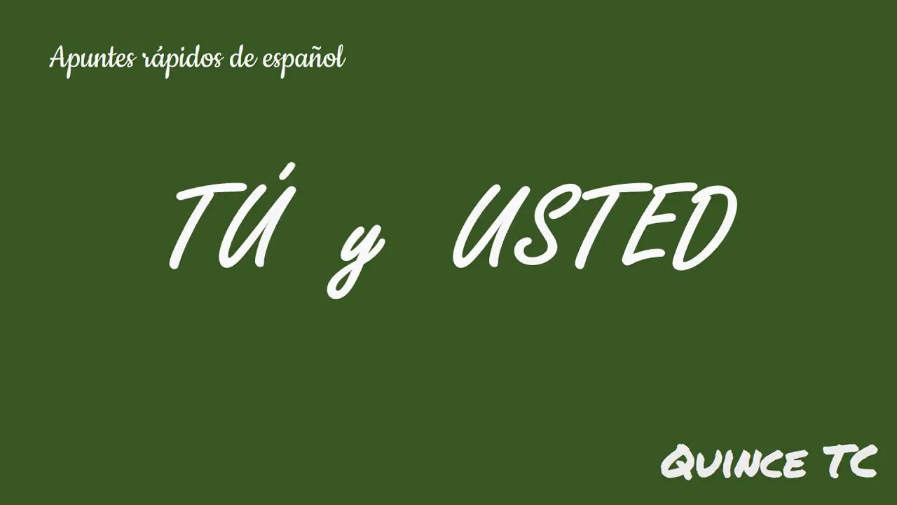 T Y Usted YouTube