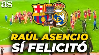 Honor Infinito Para Asencio Su Gesto Al Acabar Que Representa Todos Los Valores Del Madridismo