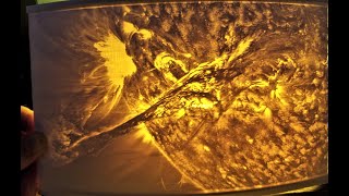 3D Printed Solar Flare Time Lapse Lithophane