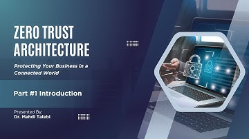 Zero Trust architecture - Introduction