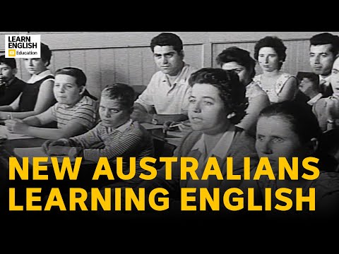 New Australians Learning English