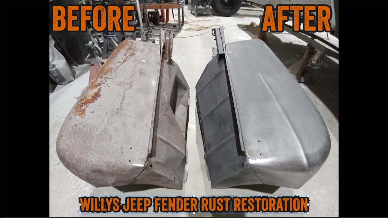 WILLYS JEEP FENDER RESTORATION | Metal Repair