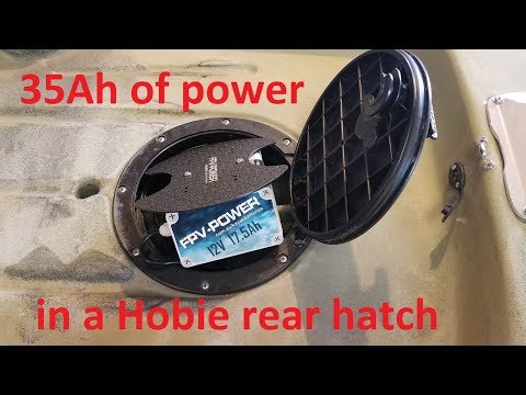 35Ah of 12v power hidden in rear hatch