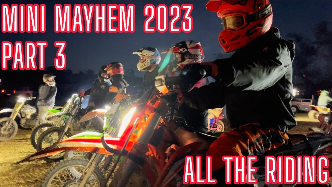 FALL MINI MAYHEM 2023 PART 3 - Saturday Group Rides And More! - YouTube