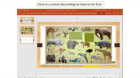 MS PowerPoint: How to create hotspots hyperlinks with mouse over
