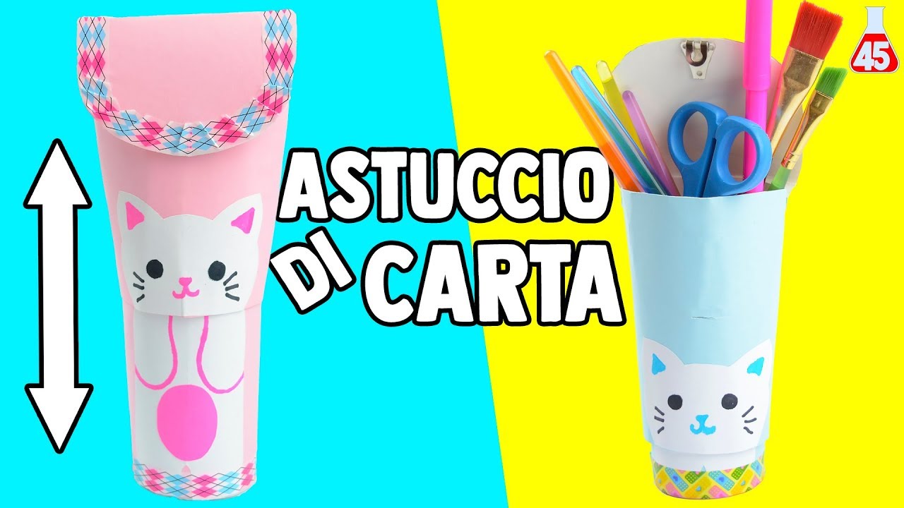 Astuccio Di Cartone Fai Da Te Diy Back To School Youtube