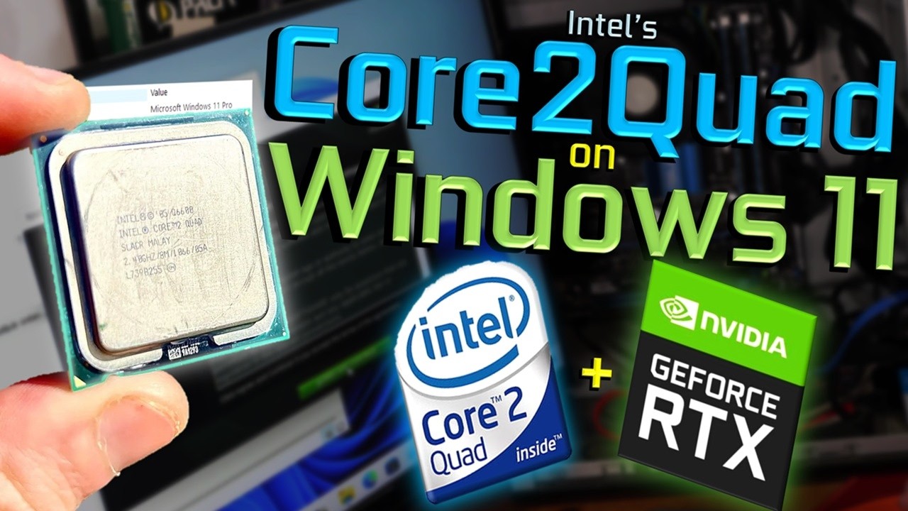 Windows 11 on a 20 Year Old Quad Core!? - YouTube