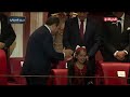 لفتة إنسانية الرئيس السيسي يحقق حلم طفلة فلسطينية في احتفالية وطن السلام