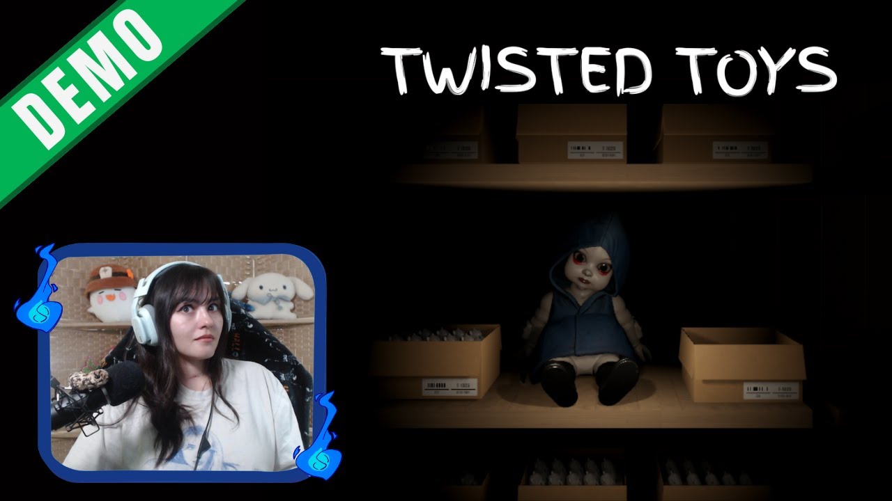 Nightshift in a Haunted Toy Factory :) ││ Ally plays Twisted Toys [Full Demo]