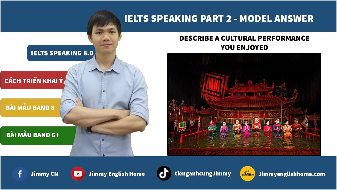 🌟 IELTS Speaking Part 2 | Band 8 Sample: Describe a cultural performance you enjoyed
