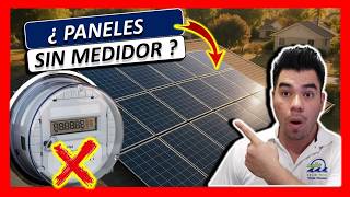 Solar panels WITHOUT a CFE contract and WITHOUT a meter
